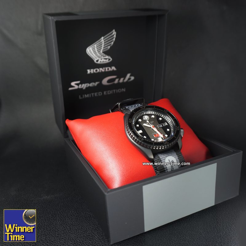 นาฬิกาSEIKO New 5 Sport Honda Super Cub Limited Edition 5,000 PCS. รุ่น SRPJ75K1,SRPJ75K,SRPJ75
