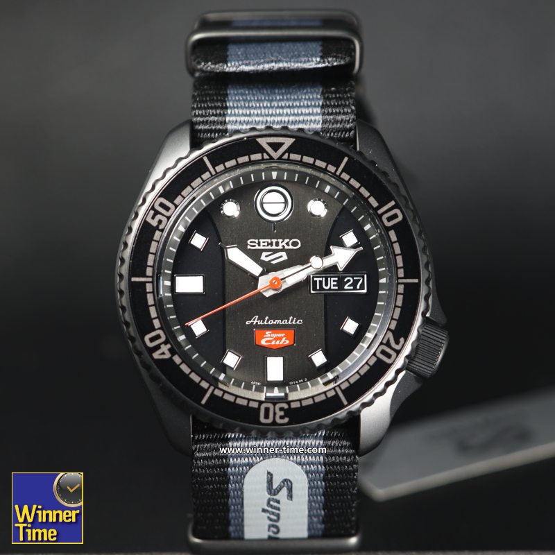 นาฬิกาSEIKO New 5 Sport Honda Super Cub Limited Edition 5,000 PCS. รุ่น SRPJ75K1,SRPJ75K,SRPJ75