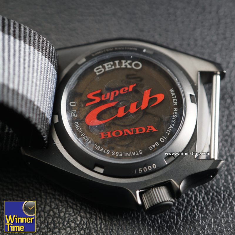 นาฬิกาSEIKO New 5 Sport Honda Super Cub Limited Edition 5,000 PCS. รุ่น SRPJ75K1,SRPJ75K,SRPJ75