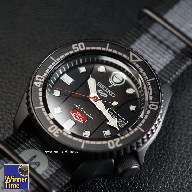 นาฬิกาSEIKO New 5 Sport Honda Super Cub Limited Edition 5,000 PCS. รุ่น SRPJ75K1,SRPJ75K,SRPJ75
