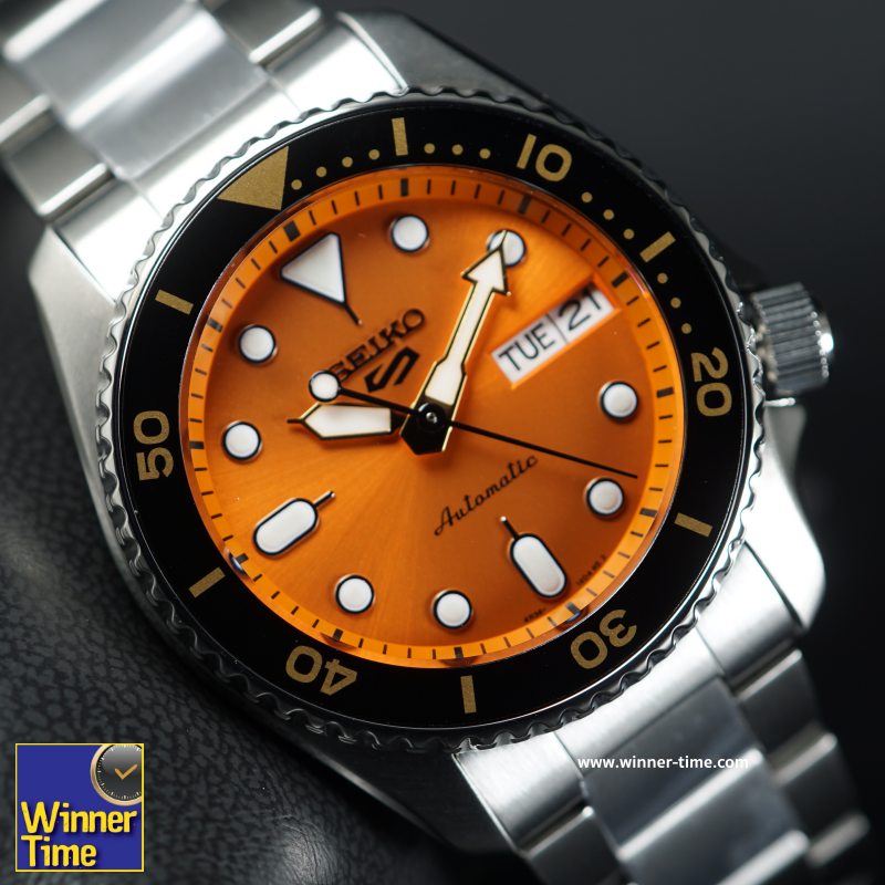 นาฬิกา SEIKO New 5 Sport Mini 38 m รุ่น SRPK35K1,SRPK35K,SRPK35 (เหมาะกับผู้ชายข้อเล็กและผู้หญิงแนวSport)