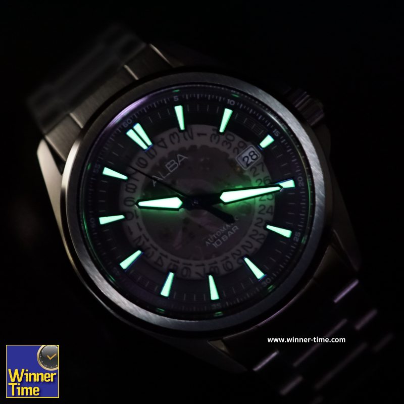 นาฬิกาALBA Skeleton Sportive Automatic รุ่น AU4033X,AU4033X1,AU4033X