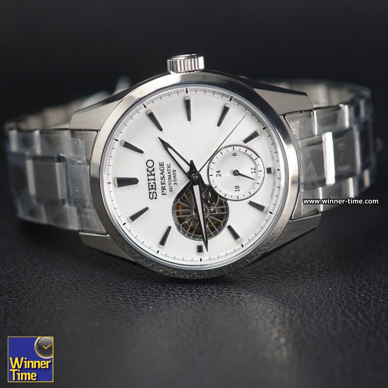 นาฬิกาSEIKO PRESAGE Sharp Edged Series Semi-transparent Caliber 6R5J รุ่น SPB415J1,SPB415J,SPB415