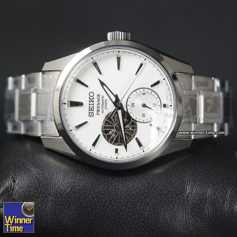 นาฬิกาSEIKO PRESAGE Sharp Edged Series Semi-transparent Caliber 6R5J รุ่น SPB415J1,SPB415J,SPB415