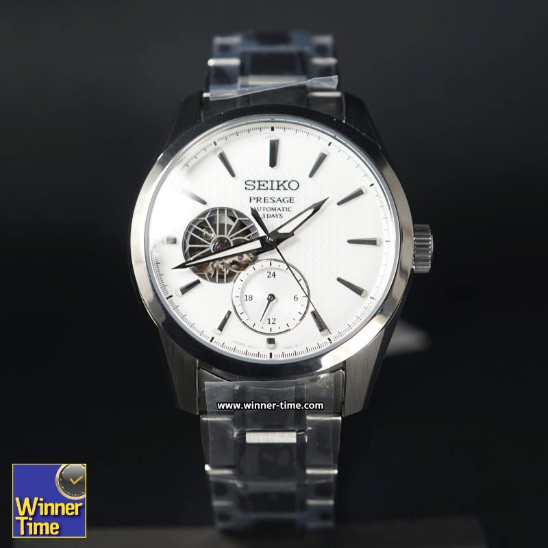 นาฬิกาSEIKO PRESAGE Sharp Edged Series Semi-transparent Caliber 6R5J รุ่น SPB415J1,SPB415J,SPB415