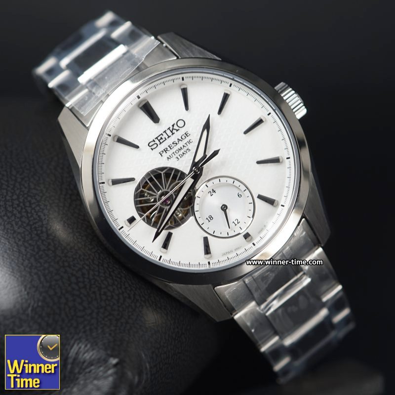 นาฬิกาSEIKO PRESAGE Sharp Edged Series Semi-transparent Caliber 6R5J รุ่น SPB415J1,SPB415J,SPB415