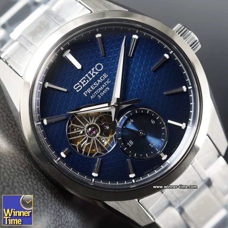 นาฬิกาSEIKO PRESAGE Sharp Edged Series Semi-transparent Caliber 6R5J รุ่น SPB417J1,SPB417J,SPB417