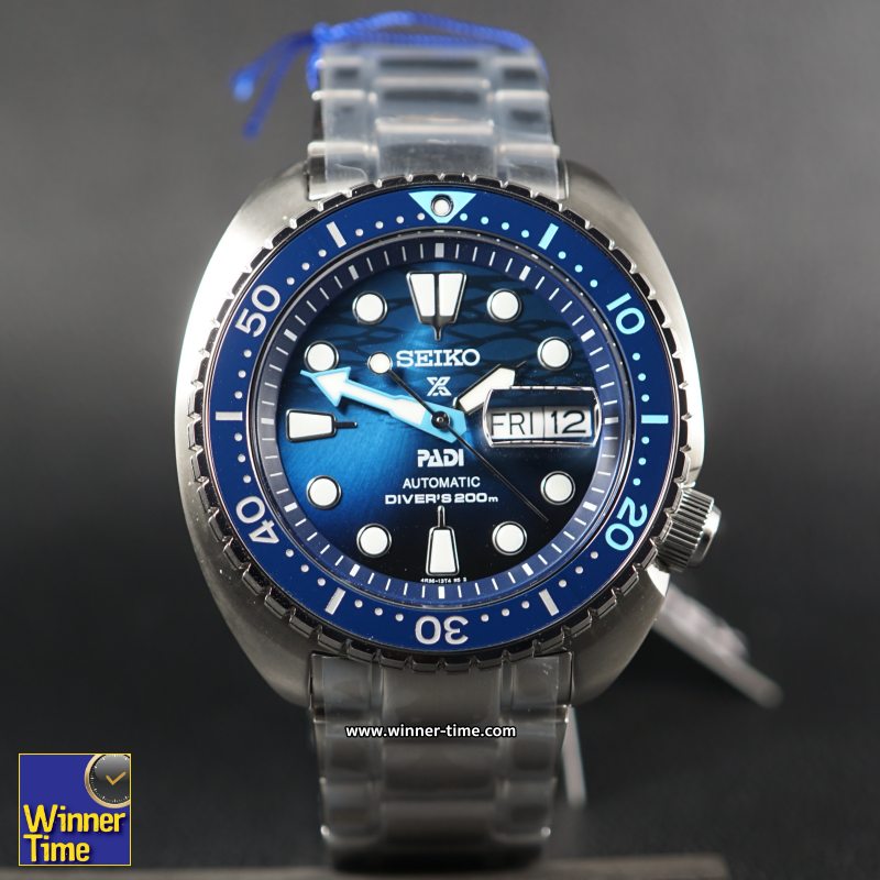 นาฬิกาSEIKO Prospex Great Blue King Turtle Scuba PADI Special Edition รุ่น SRPK01K1,SRPK01K,SRPK01