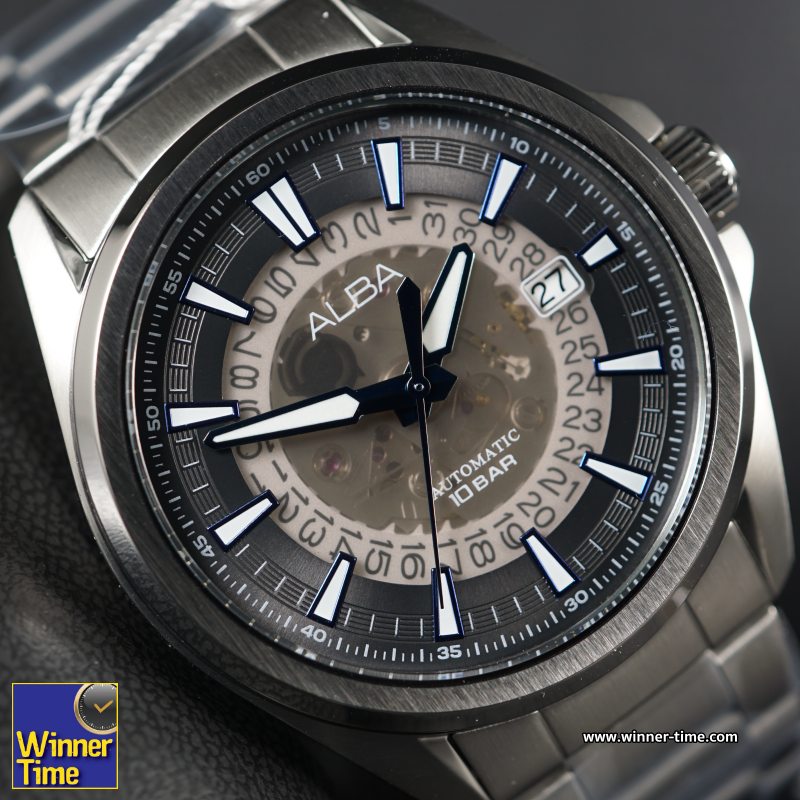 นาฬิกาALBA Skeleton Sportive Automatic รุ่น AU4033X,AU4033X1,AU4033X