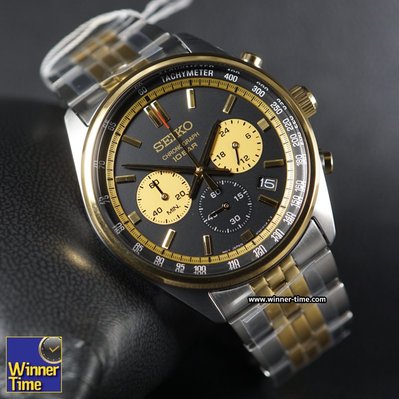 นาฬิกา SEIKO Quartz Chronograph Racing sports รุ่น SSB430P,SSB430P1,SSB430