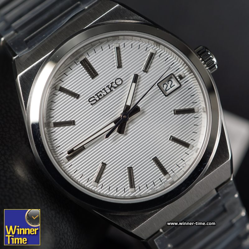 นาฬิกา SEIKO Quartz Sapphire Glass Essential Time รุ่น SUR553P,SUR553P1,SUR553P