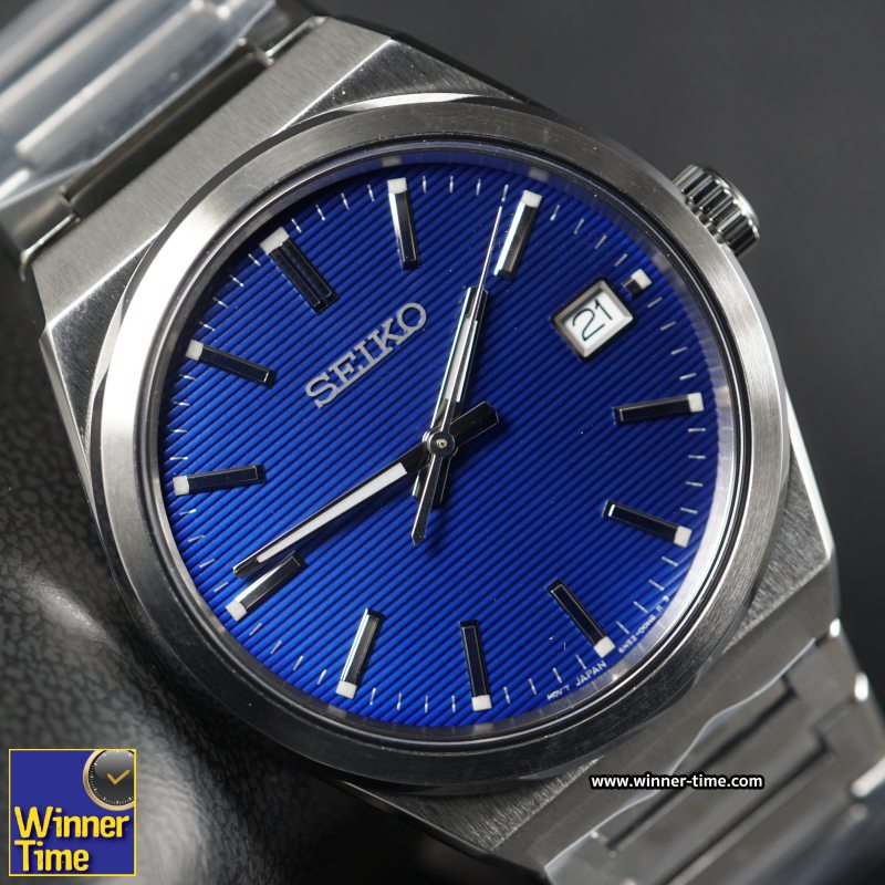 นาฬิกา SEIKO Quartz Sapphire Glass Essential Time รุ่น SUR555P,SUR555P1,SUR555P