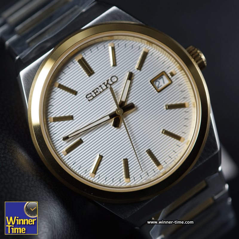 นาฬิกา SEIKO Quartz Sapphire Glass Essential Time รุ่น SUR558P,SUR558P1,SUR558P