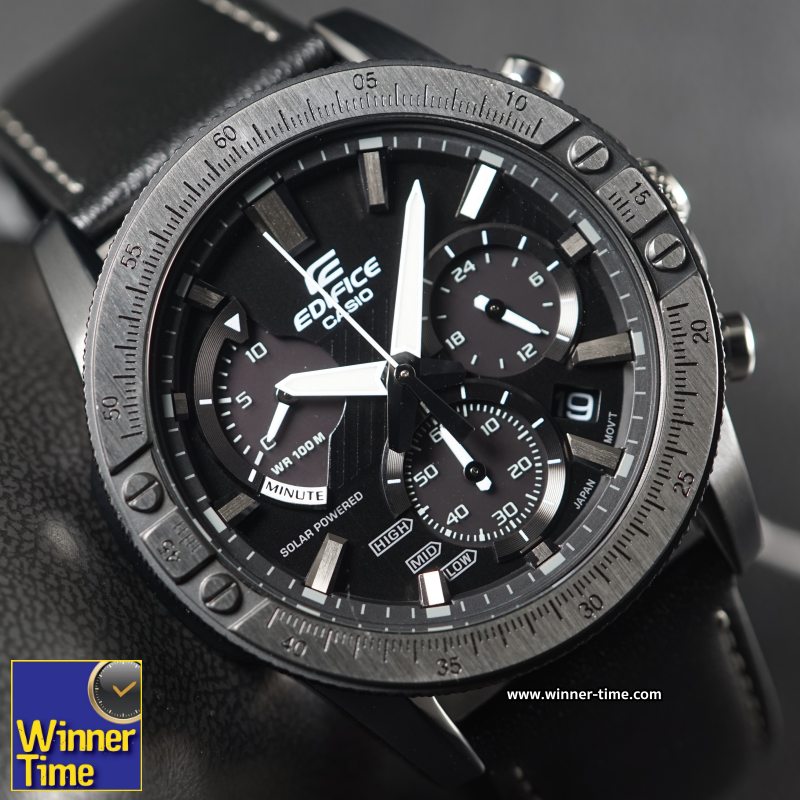 นาฬิกาCASIO EDIFICE โครโนกราฟพลังงานแสงอาทิตย์ รุ่น EQS-930TL-1A