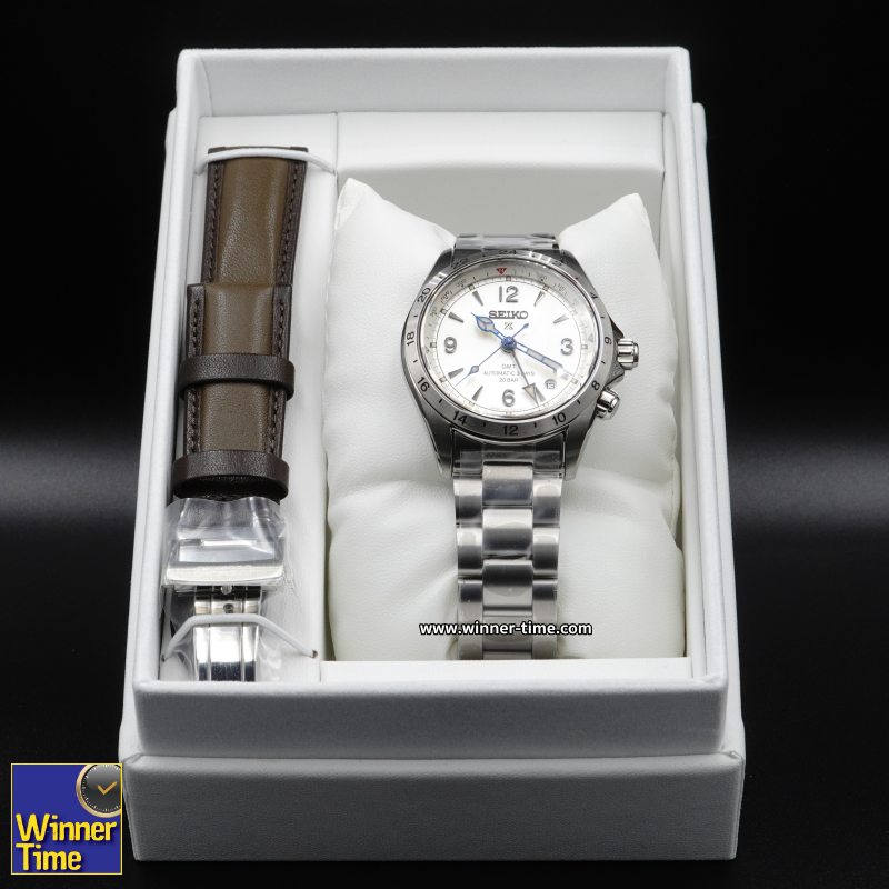 นาฬิกาข้อมือ Seiko Prospex GMT Alpinist 110th Anniversary Watch Limited Edition of 3,000 pieces รุ่น SPB409J1,SPB409,SPB409J