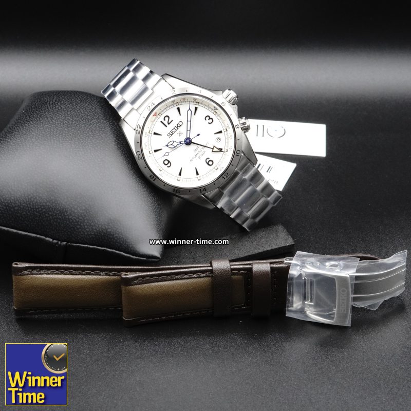 นาฬิกาข้อมือ Seiko Prospex GMT Alpinist 110th Anniversary Watch Limited Edition of 3,000 pieces รุ่น SPB409J1,SPB409,SPB409J