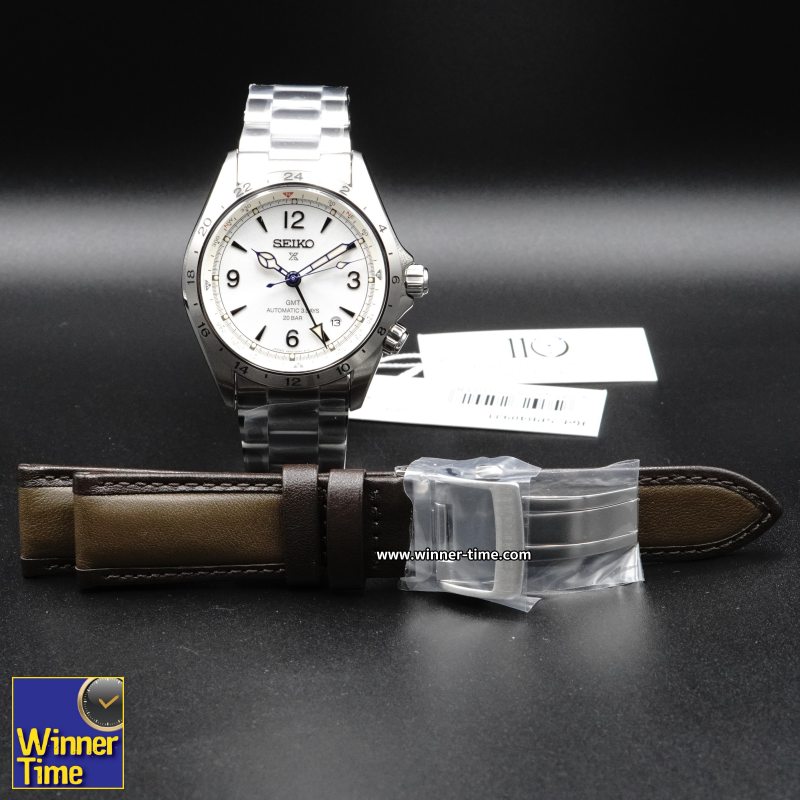 นาฬิกาข้อมือ Seiko Prospex GMT Alpinist 110th Anniversary Watch Limited Edition of 3,000 pieces รุ่น SPB409J1,SPB409,SPB409J