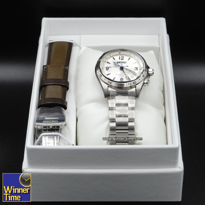 นาฬิกาข้อมือ Seiko Prospex GMT Alpinist 110th Anniversary Watch Limited Edition of 3,000 pieces รุ่น SPB409J1,SPB409,SPB409J