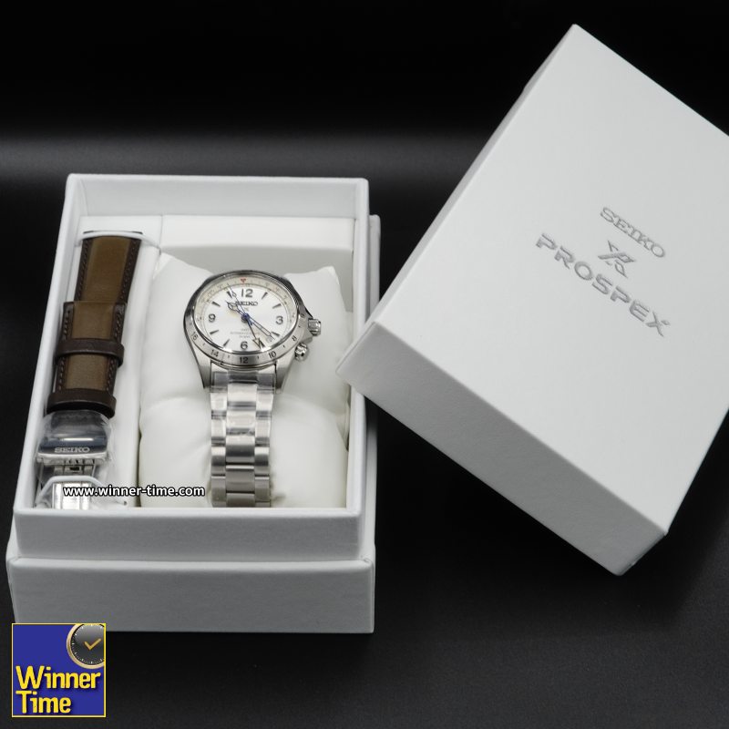 นาฬิกาข้อมือ Seiko Prospex GMT Alpinist 110th Anniversary Watch Limited Edition of 3,000 pieces รุ่น SPB409J1,SPB409,SPB409J