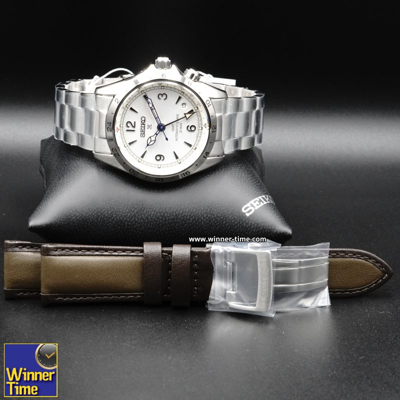 นาฬิกาข้อมือ Seiko Prospex GMT Alpinist 110th Anniversary Watch Limited Edition of 3,000 pieces รุ่น SPB409J1,SPB409,SPB409J