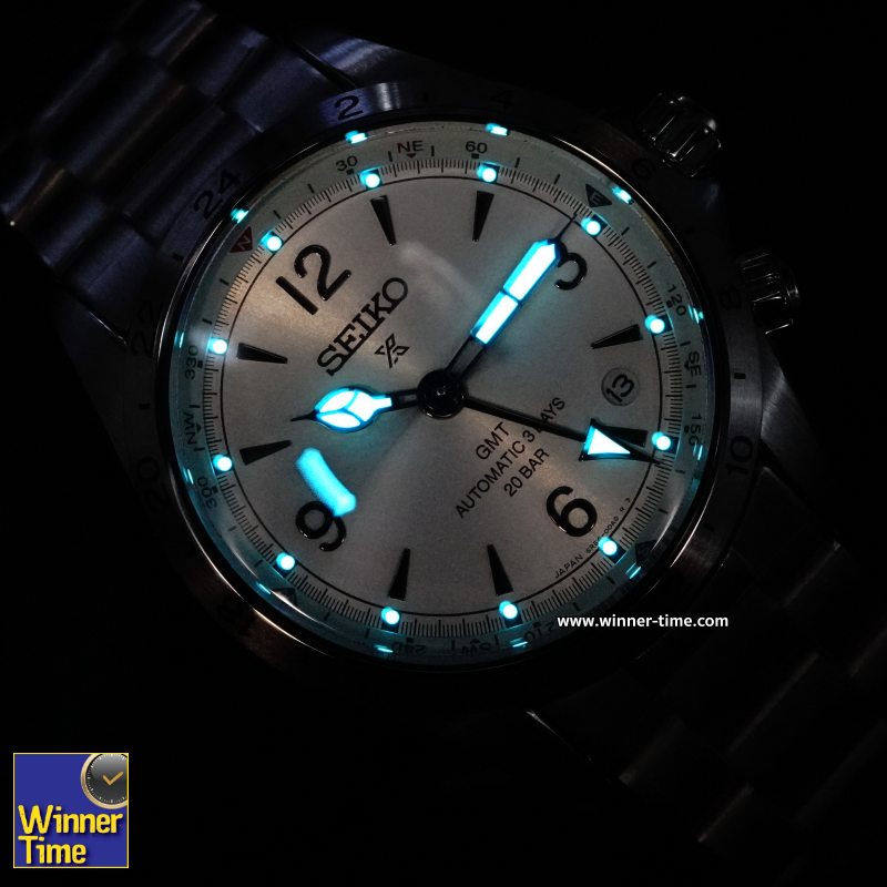 นาฬิกาข้อมือ Seiko Prospex GMT Alpinist 110th Anniversary Watch Limited Edition of 3,000 pieces รุ่น SPB409J1,SPB409,SPB409J