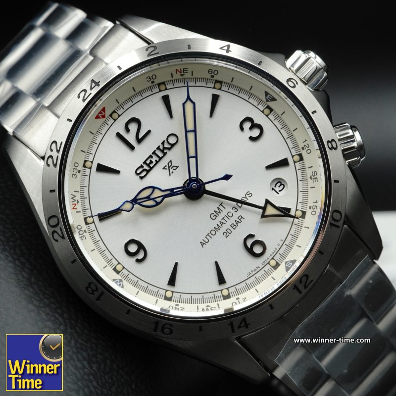 นาฬิกาข้อมือ Seiko Prospex GMT Alpinist 110th Anniversary Watch Limited Edition of 3,000 pieces รุ่น SPB409J1,SPB409,SPB409J
