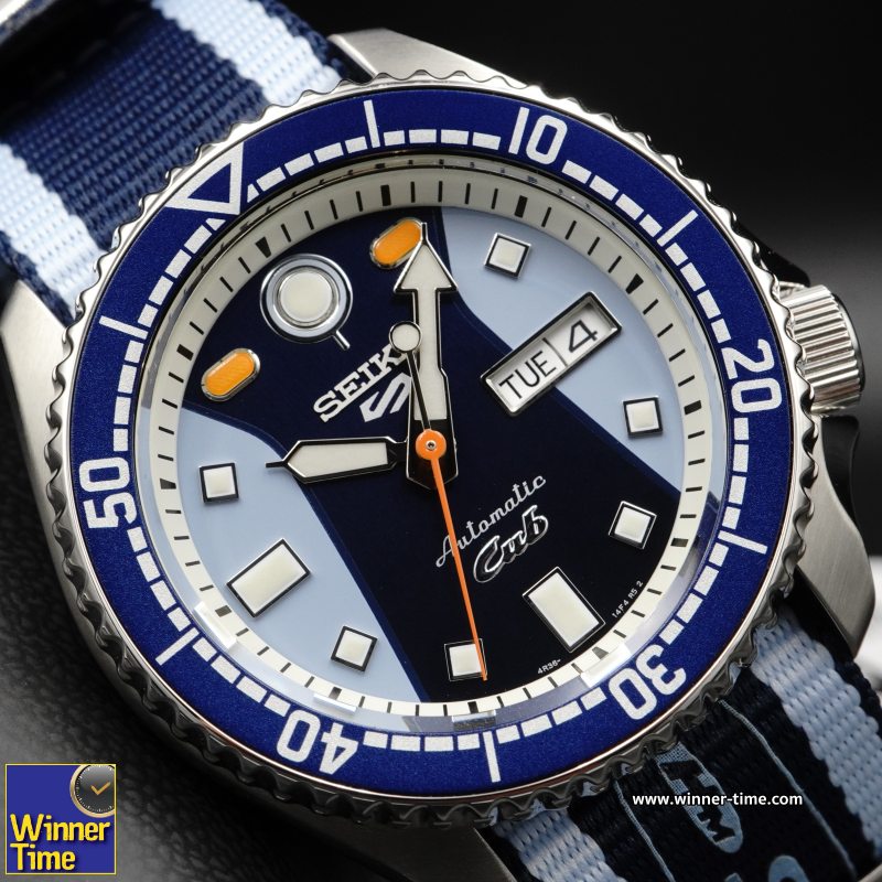 นาฬิกา Seiko 5 Sports 55th Anniversary Super Cub Limited Edition รุ่น SRPK37K,SRPK37K1,SRPK37