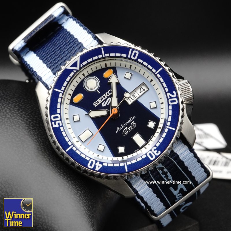 นาฬิกา Seiko 5 Sports 55th Anniversary Super Cub Limited Edition รุ่น SRPK37K,SRPK37K1,SRPK37