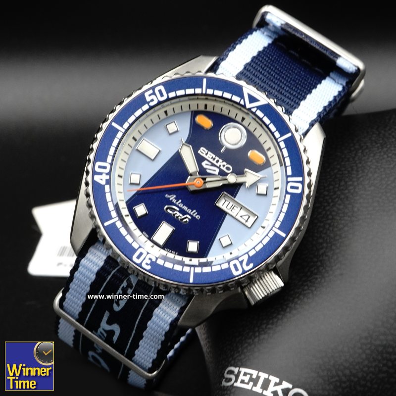 นาฬิกา Seiko 5 Sports 55th Anniversary Super Cub Limited Edition รุ่น SRPK37K,SRPK37K1,SRPK37