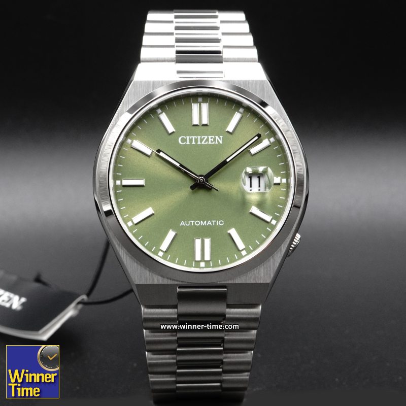 นาฬิกา Citizen Automatic collaborates with PANTONE in a new collection titled Nowstalgia A New Spirit Peaceful Green รุ่น NJ0158-89Z