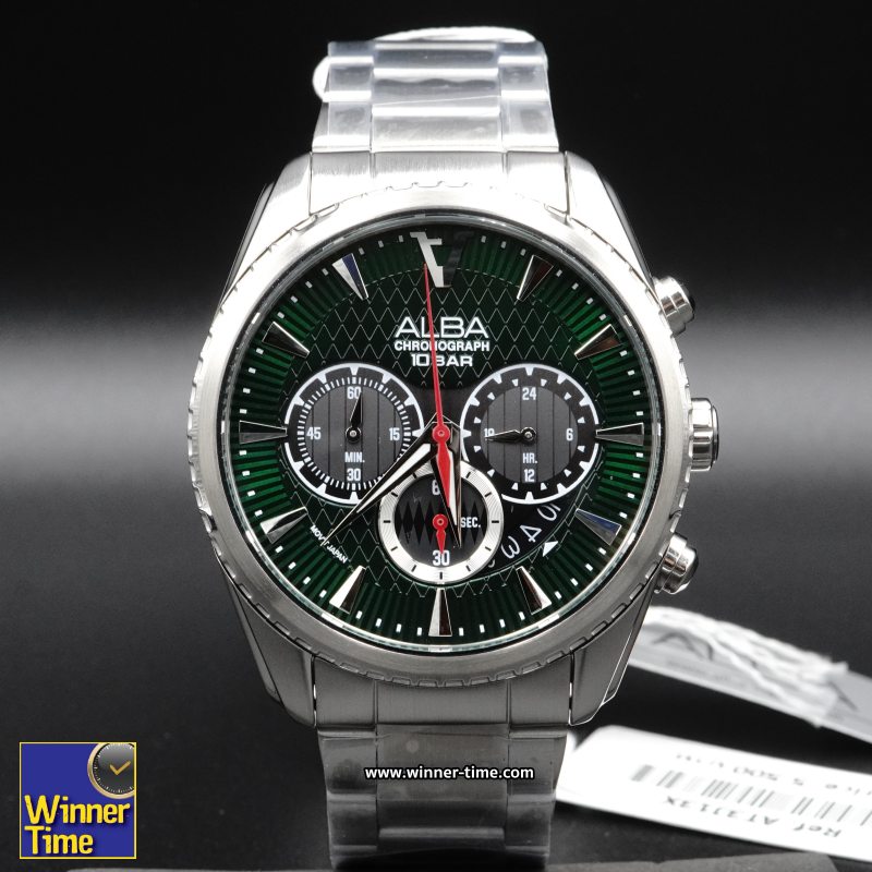 นาฬิกา ALBA Signa Quartz Chronograph รุ่น AT3J13X,AT3J13X1,AT3J13