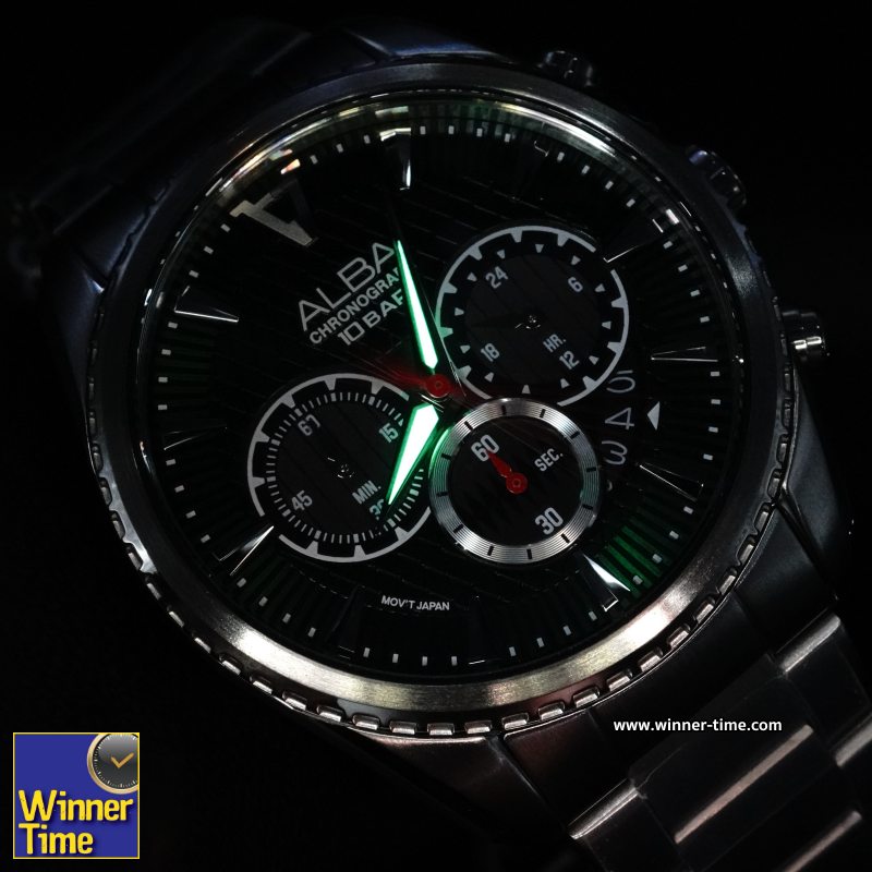 นาฬิกา ALBA Signa Quartz Chronograph รุ่น AT3J13X,AT3J13X1,AT3J13