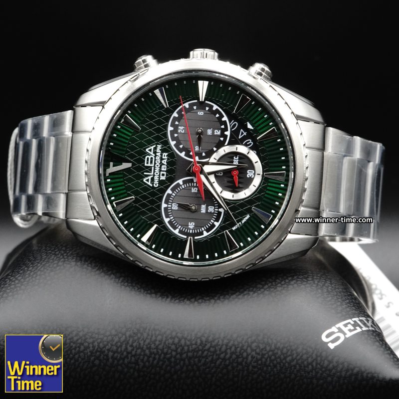 นาฬิกา ALBA Signa Quartz Chronograph รุ่น AT3J13X,AT3J13X1,AT3J13