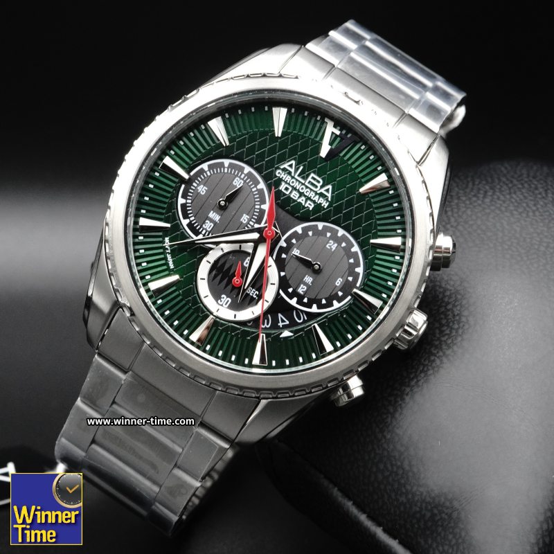 นาฬิกา ALBA Signa Quartz Chronograph รุ่น AT3J13X,AT3J13X1,AT3J13
