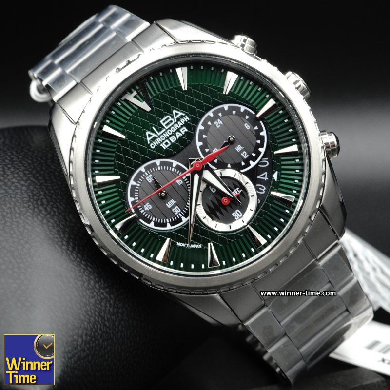 นาฬิกา ALBA Signa Quartz Chronograph รุ่น AT3J13X,AT3J13X1,AT3J13