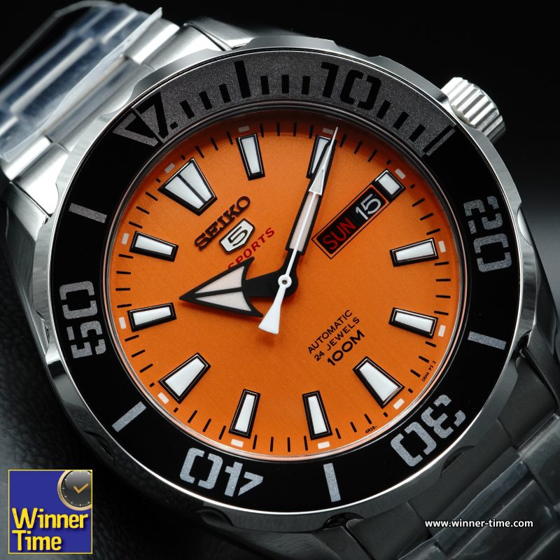 นาฬิกาข้อมือผู้ชาย Seiko 5 Sports Automatic รุ่น SRPC55,SRPC55K1,SRPC55K1