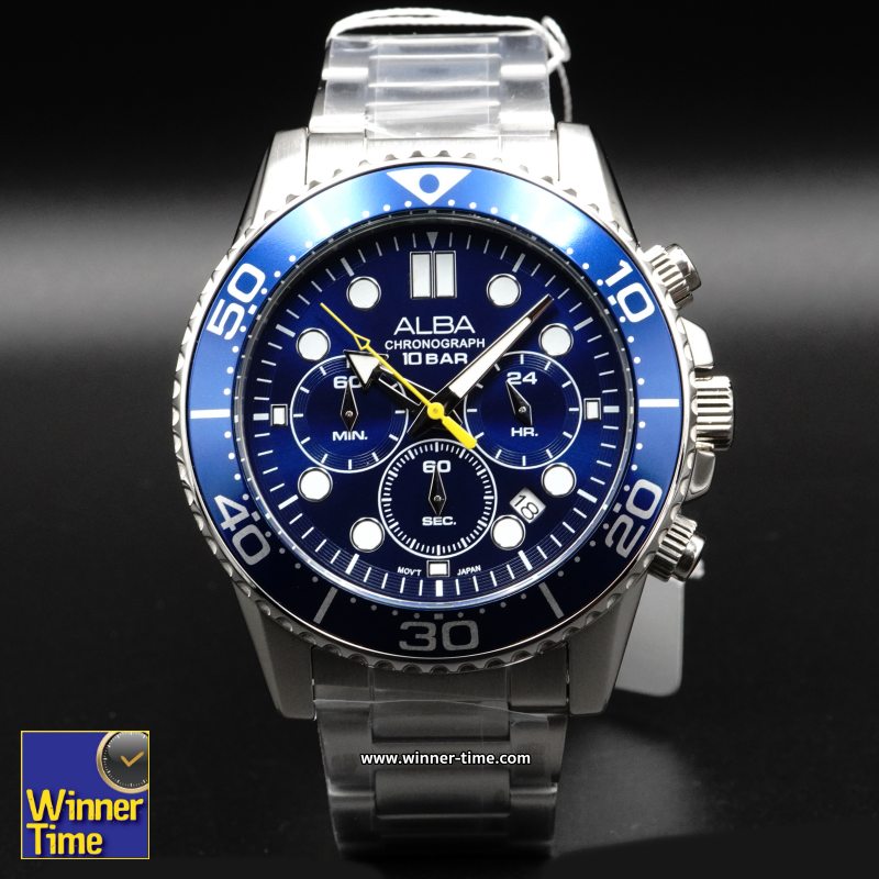 นาฬิกาข้อมือ ALBA Sportive Chronograph รุ่น AT3J43X,AT3J43X1,AT3J43