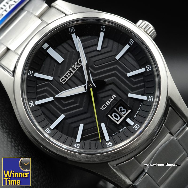 นาฬิกาข้อมือ SEIKO QUARTZ SAPPHIRE  รุ่น SUR535P1,SUR535P,SUR535
