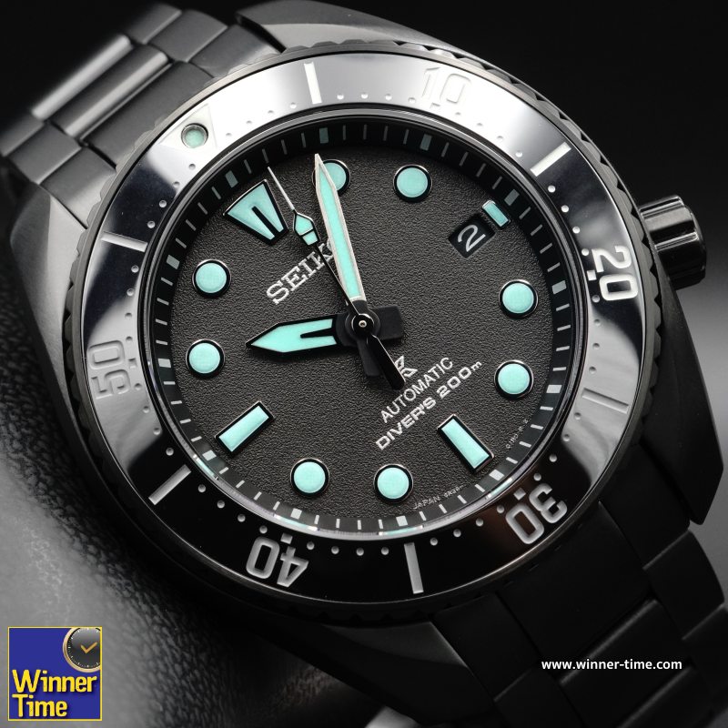 นาฬิกาข้อมือ SEIKO Prospex The Black Series Diver's Limited Edition รุ่น SPB433J1,SPB433J,SPB433