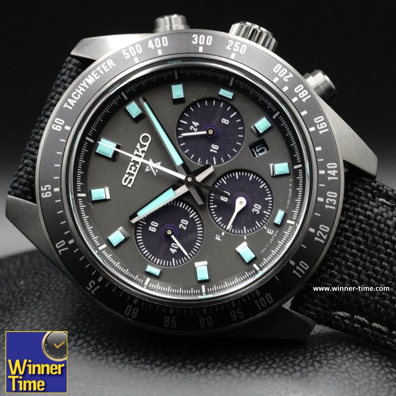 นาฬิกาข้อมือ SEIKO The Black Series SPEEDTIMER Solar Chronograph รุ่น SSC923P1,SSC923P,SSC923