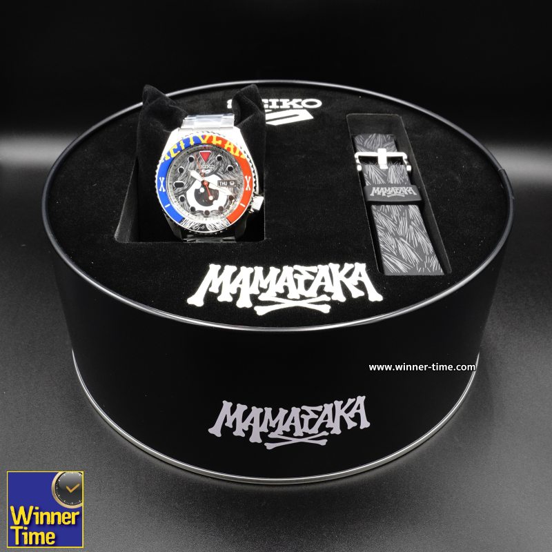 นาฬิกาข้อมือ SEIKO 5 SPORTS X MAMAFAKA Limited Edition 1000 PCS รุ่น SRPK79K1,SRPK79K,SRPK79