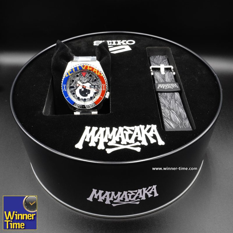 นาฬิกาข้อมือ SEIKO 5 SPORTS X MAMAFAKA Limited Edition 1000 PCS รุ่น SRPK79K1,SRPK79K,SRPK79