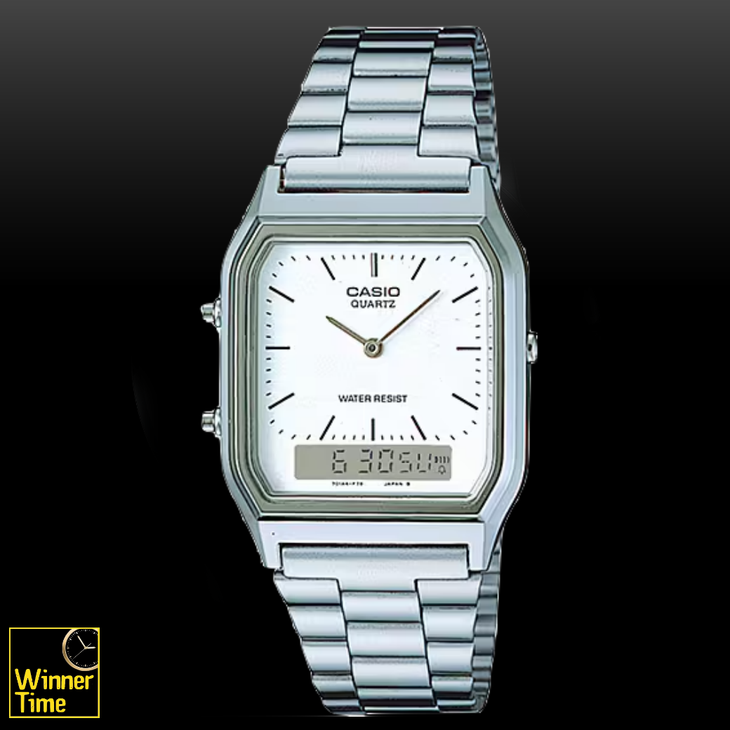 นาฬิกา Casio วินเทจ รุ่น AQ-230A-7DMQ นาฬิกา Casio วินเทจ รุ่น AQ-230A-7DMQ
