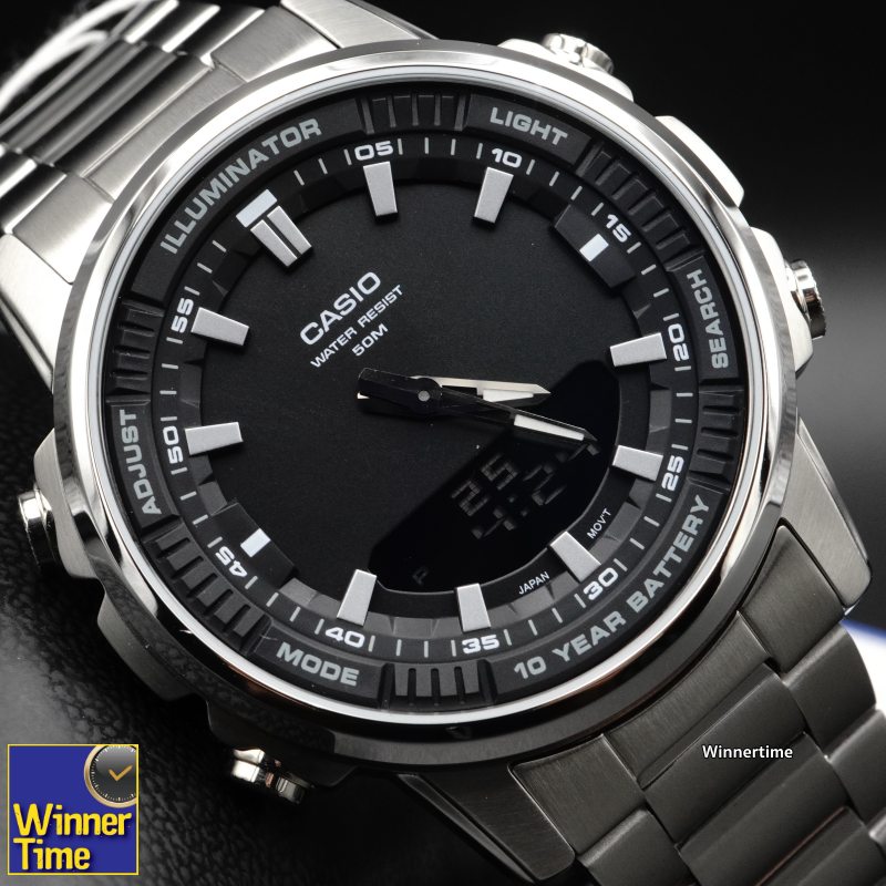 นาฬิกา Casio ระบบผสมอะนาล็อก-ดิจิตอล รุ่น AMW-880D-1AVD