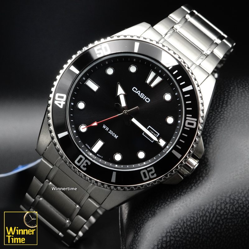 นาฬิกาCASIO มาตรฐาน รุ่น MDV-107D-1A1V
