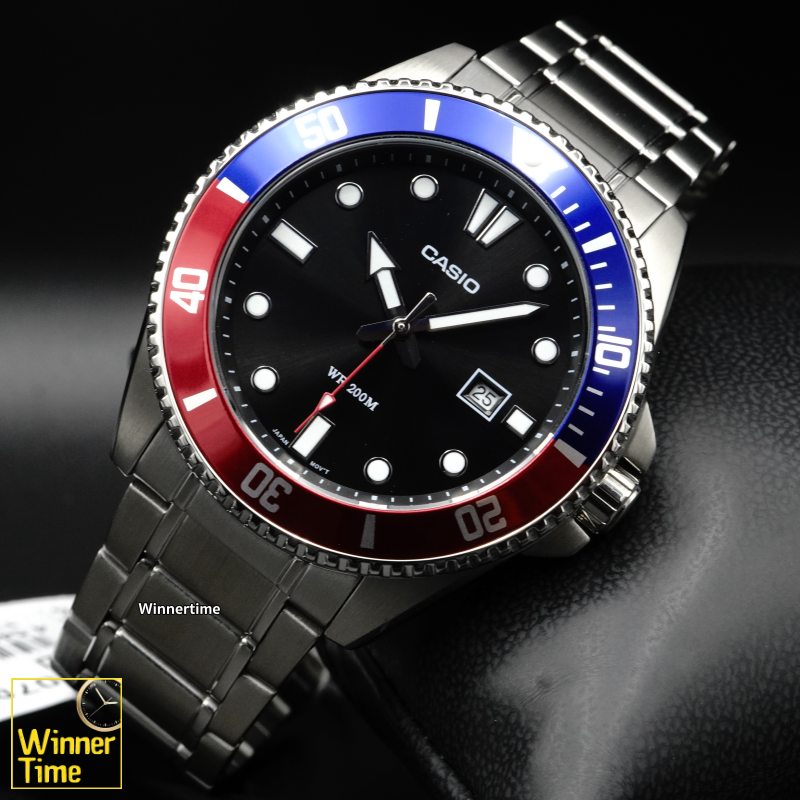 นาฬิกาCASIO มาตรฐาน รุ่น MDV-107D-1A3V