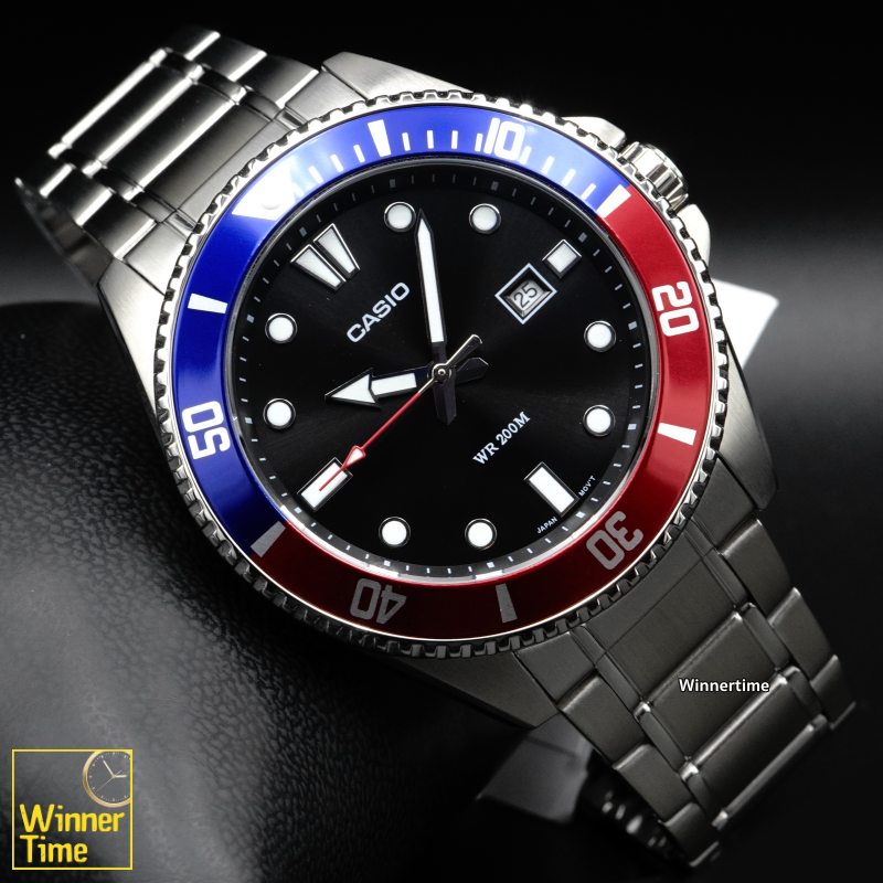 นาฬิกาCASIO มาตรฐาน รุ่น MDV-107D-1A3V