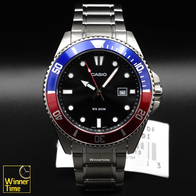นาฬิกาCASIO มาตรฐาน รุ่น MDV-107D-1A3V