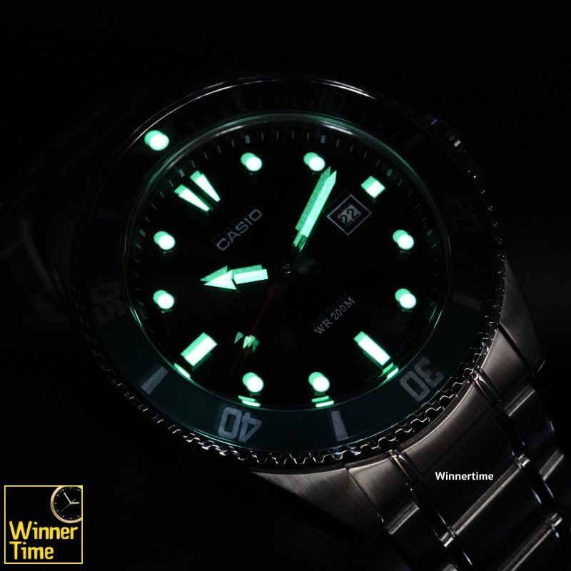 นาฬิกาCASIO มาตรฐาน รุ่น MDV-107D-3AV