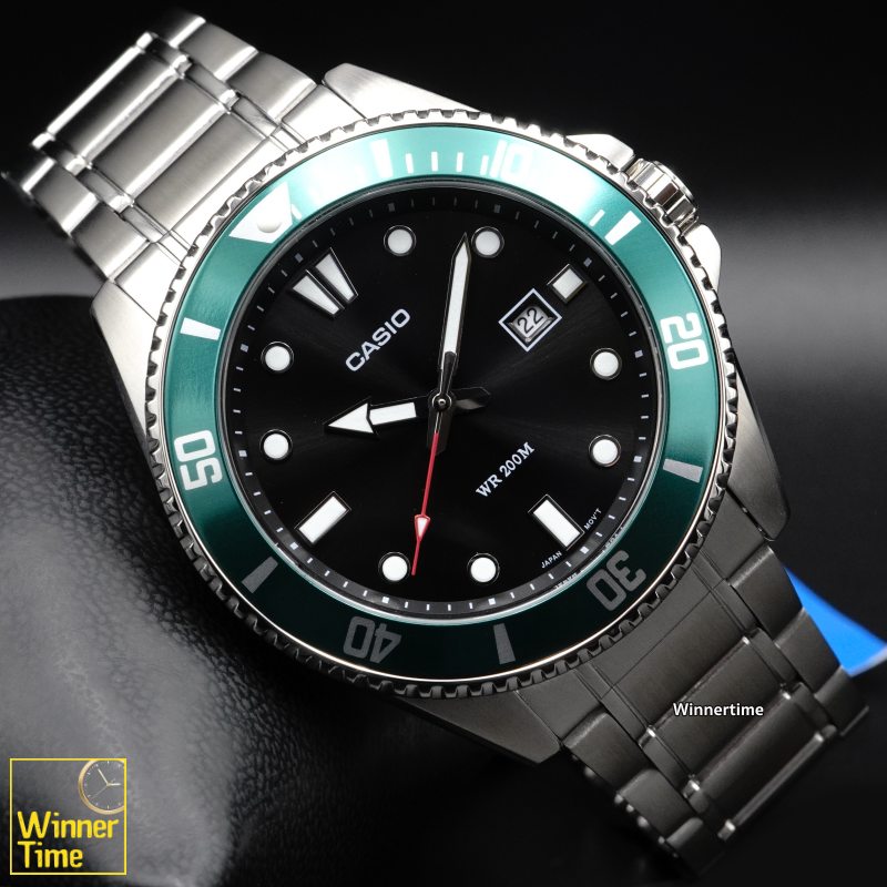 นาฬิกาCASIO มาตรฐาน รุ่น MDV-107D-3AV